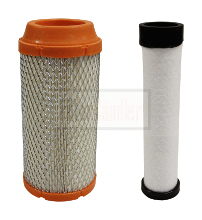 Filtersatz Luftfilter+Sekundärfilter für diverse Bagger, Maschinen, Traktoren